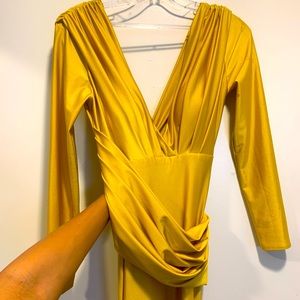 Mustard Ball Gown